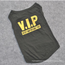 Black VIP Dog Clothes T-shirts Apparel For Pet Clothes Dog Puppy Chihuahua Poodle Teddy Of Pet Clothes Display